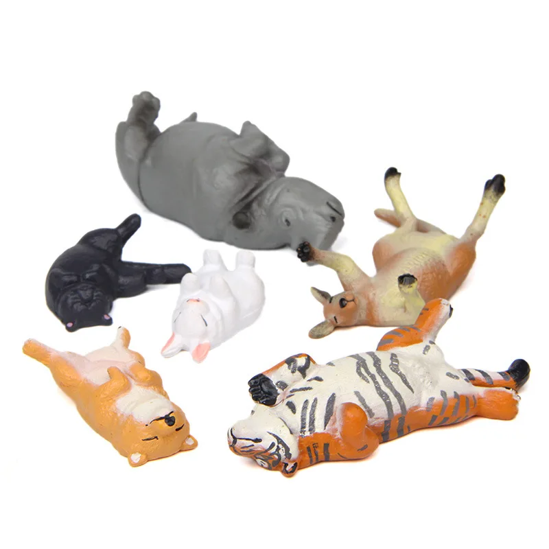 

Baby toys 6pcs/set 2nd generation Japanese sleepy zoo sleepless series Shiba Inu rabbit material diy Action & Toy Figures dolls