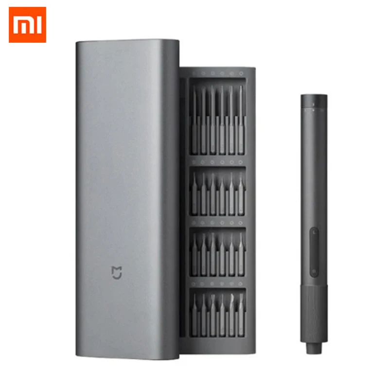 

Xiaomi Mijia Electric Precision Screwdriver Kit 350mah 200rpm Type-C Rechargeable 24pcs S2 Steel Bits Repair Tool