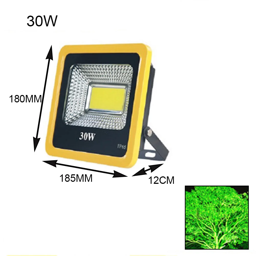 30 Вт COB светодиодный светильник для сада, поисковая лампа, светодиодный прожектор, светильник для наружной елки, светильник для проектора, красочный водонепроницаемый наружный прожектор, светильник Oc15