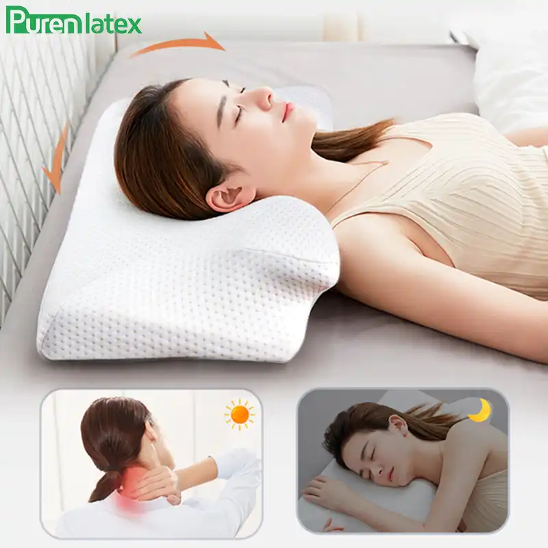 Purenlatex 13cm Contour Memory Foam Cervical Pillow Orthopedic