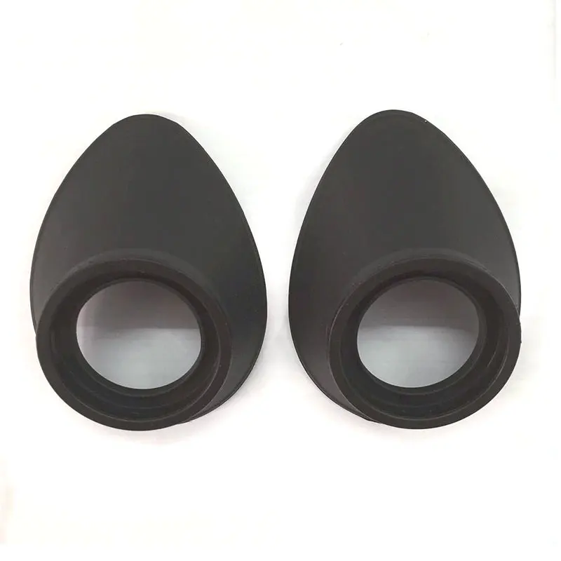 2 шт. черный резиновый окуляр защитные очки для стерео металлургический Биологический микроскоп глазные чашки микроскоп аксессуар