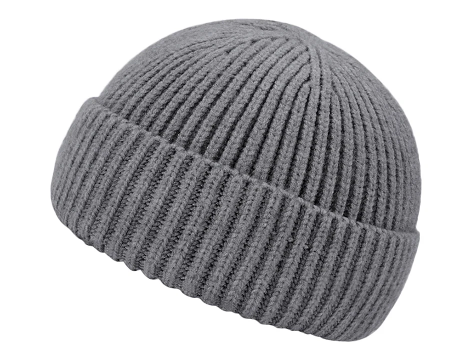 Унисекс Skullcap Beanie зимняя вязанная теплая шапка повседневная короткая широкая хип-хоп шапка для взрослых мужчин и женщин шерстяные вязаные Осенние эластичные крышки