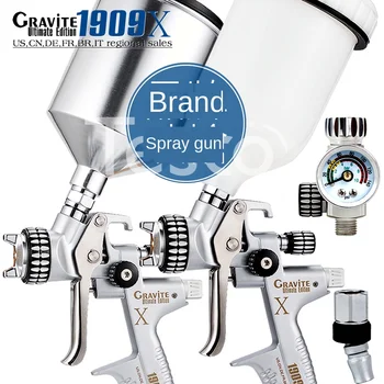 Online Automotive Spray Gun Sheet Metal Paint Pneumatic Spray Gun Topcoat Spraying Tool