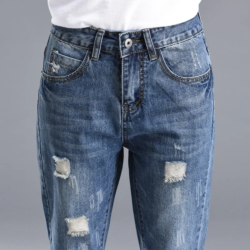 Jeans woman Plus Size Nine Stretch Jeans Women 2020 Summer