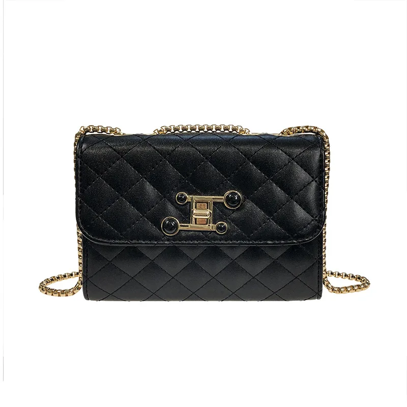 

Manufacturers Direct Selling 2019 New Style WOMEN'S Shoulder Bag Fashion Rhombus Chain Bag Spring And Summer Shoulder Square Sli
