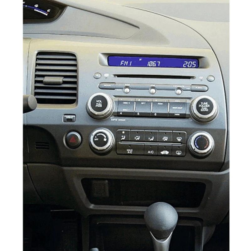 Автомобильный Радио стерео 2 Din Taupe Dash комплект для 2006-2011 Honda Civic