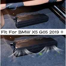 

Lapetus Car Under Seat Floor AC Vent Outlet Cover Trim Black Interior Parts Accessories Fit For BMW X5 G05 2019 2020 2021