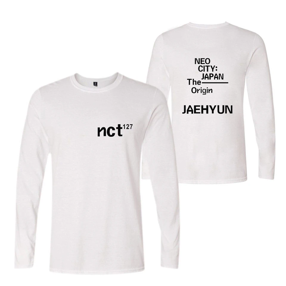 Высокое качество NCT 127 футболка Женская Хлопок модная хип-хоп футболка женская эксклюзивная Harajuku футболка с длинным рукавом Женская 4XL