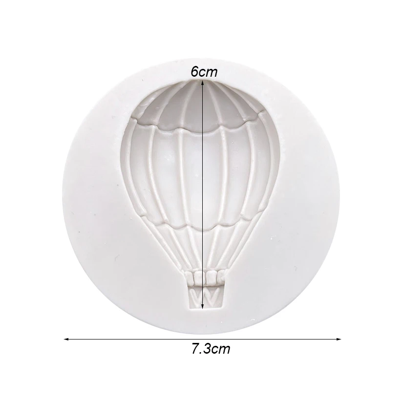 Heißer Luft Ballon Silikon Kuchen Backform Sugarcraft Schokolade Cupcake Backform Harz Werkzeuge Fondant Kuchen Dekorieren Werkzeuge – Detail 6