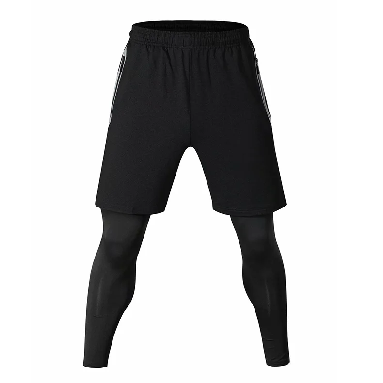 

2020 New Running Pants Two Piece Jogging Quick-drying Pants Gyms Ankle-Length Pants Men Pants Pant Legging Athletic Workout