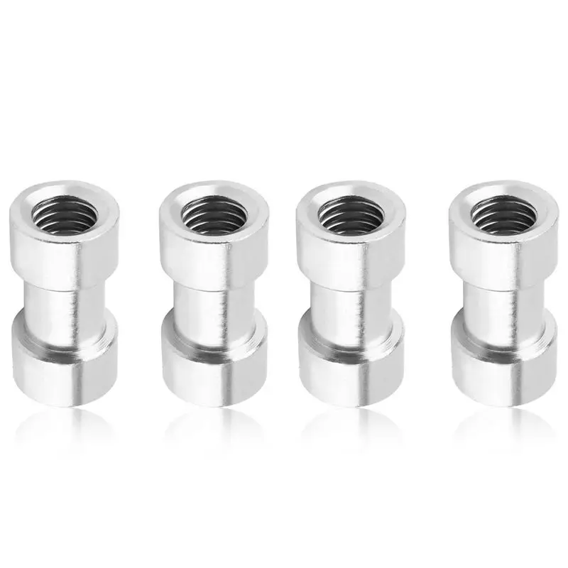 4 Pack Flash Bracket Adapter Screw with 1/4inch 3/8inch Threaded PEB-4 Metal Converter Mount fo | Обустройство дома