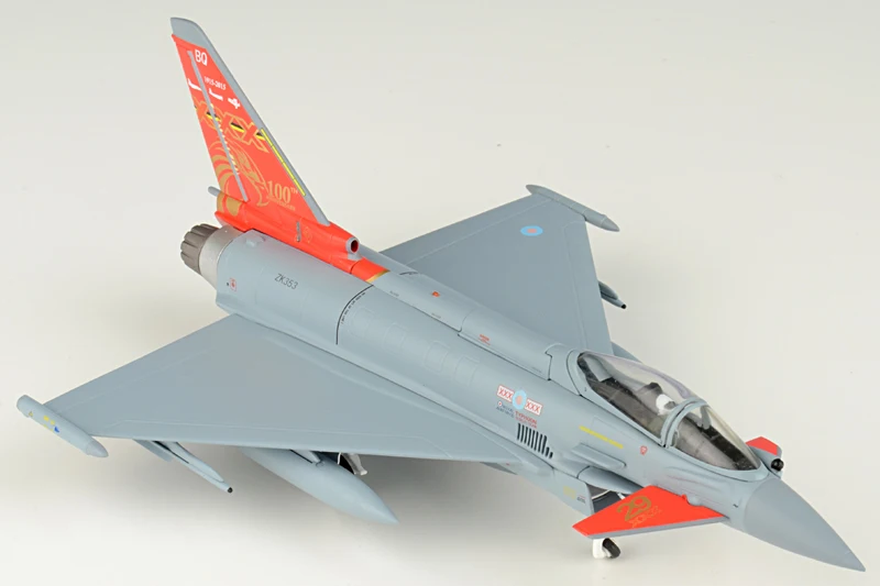 Изысканные 1/72 Европейский ef-2000 Истребитель модель столетия эскадрильи сплав Коллекционная модель