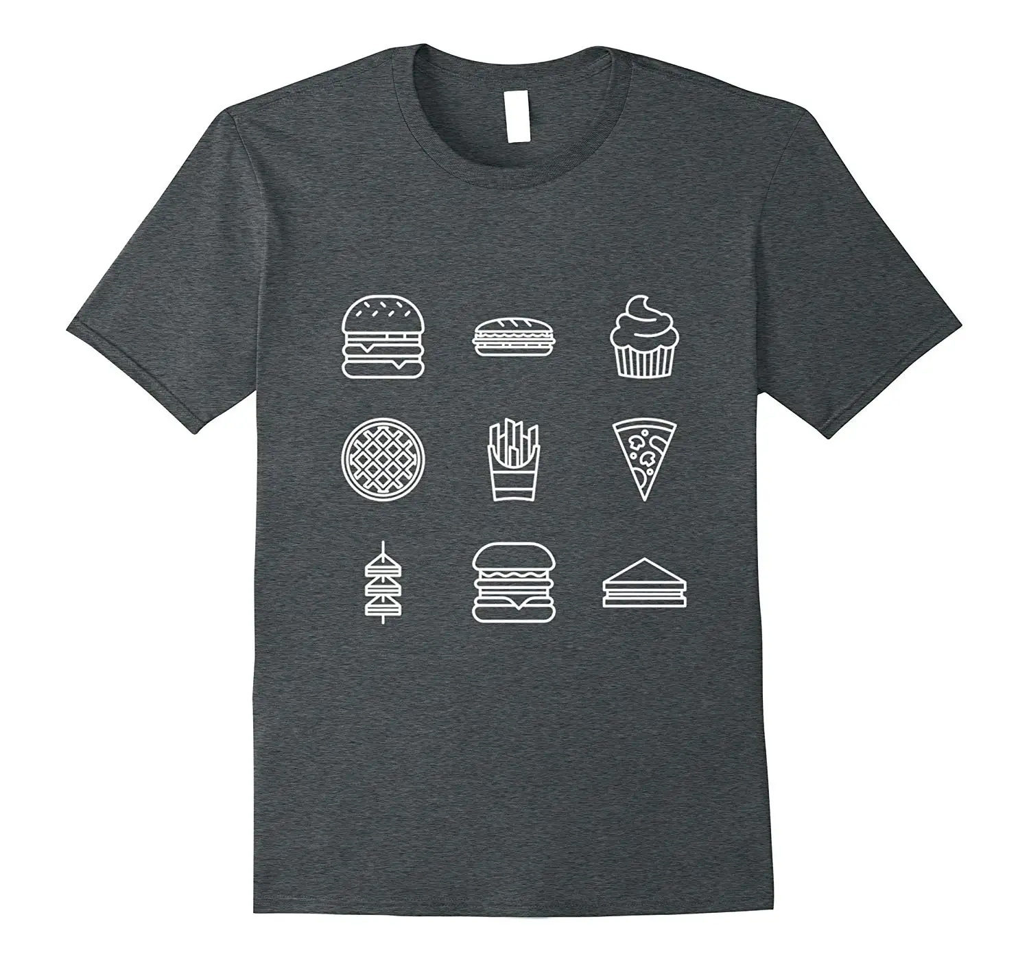 2019 Fashion Men T Shirt Life Is Food Funny Everyday Summer Street 100% Cotton | Мужская одежда