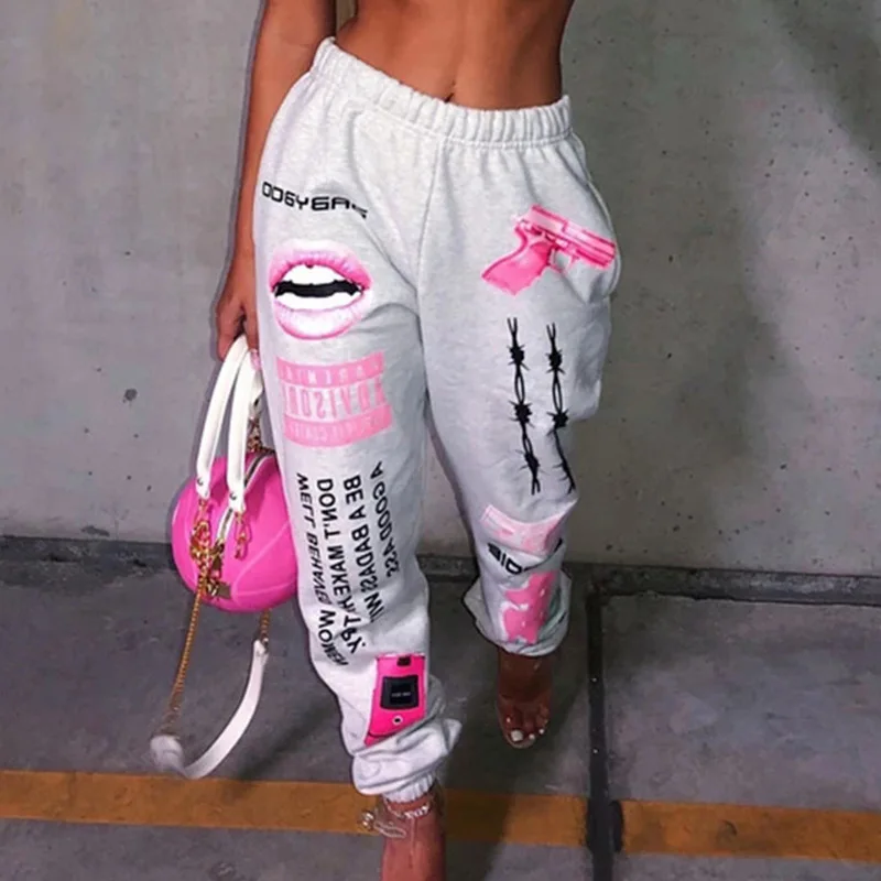 Femme Joggers Printed Trouser