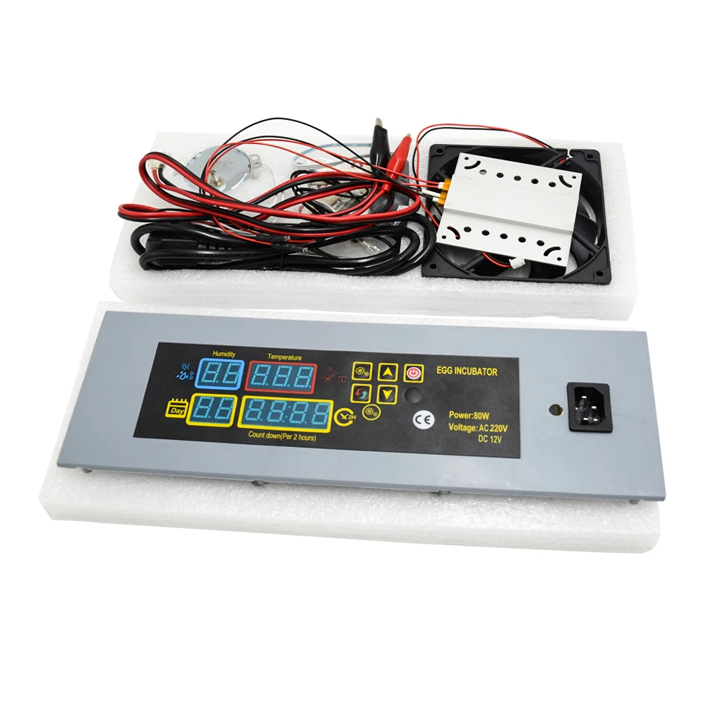HTMC 7 Dual Power DIY Repair Mini Incubator Accessories Kit Controller Heating System Fan Motor Screw Mounting Package