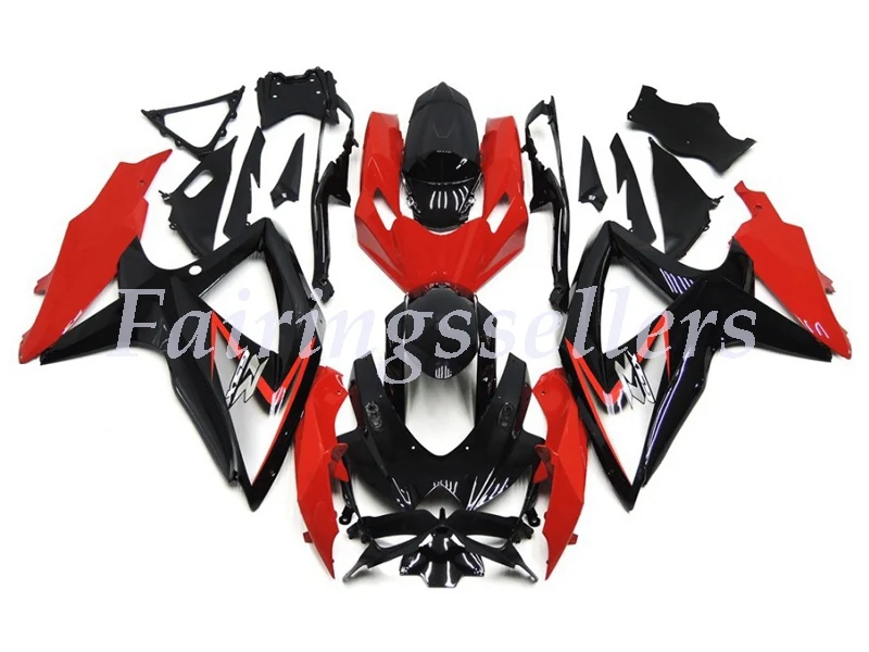 

<Injection mold> New ABS Full Fairing Kit 100% Fit For GSXR600 GSXR750 k5 K8 K9 Fairings Custom Red OEM Style