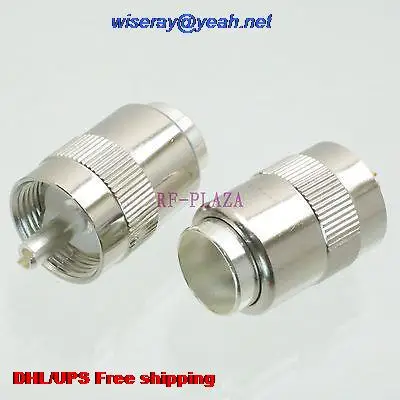 

DHL/EMS 200pcs Connector UHF PL259 male plug solder for 9D-FB cable -A3