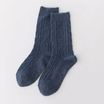 

Women's Spring and Autumn New Cotton Long Socks Solid Color gray