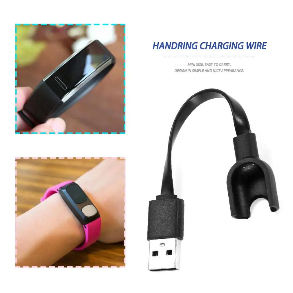 Сменный зарядный кабель для Xiaomi mi Band 3, USB кабель для быстрой зарядки, умные аксессуары для Xiao mi Band 3, умный Браслет