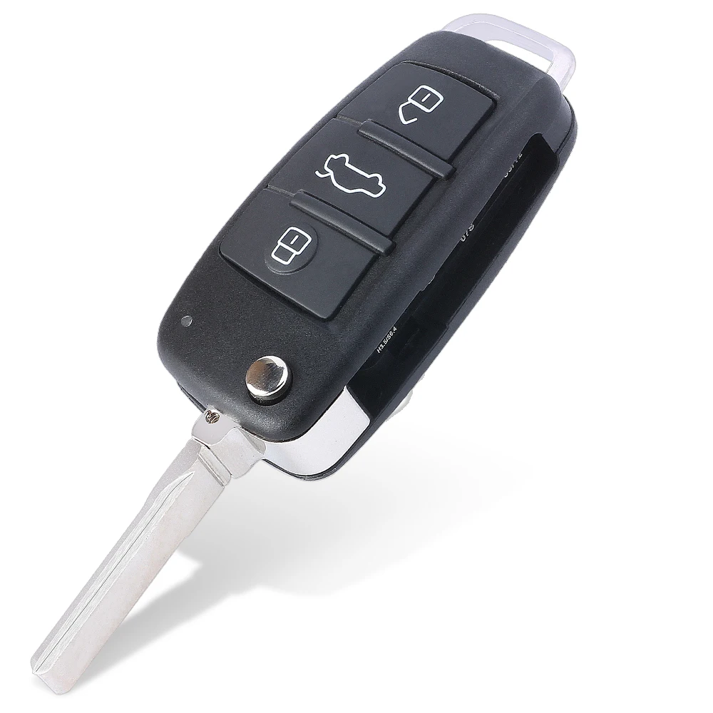 US $36.45 KEYECU 434MHz KeylessGo Remote Car Key 3 Button Fob for Audi A3 S3 2012 2013 2014 2015 PN 8V0837220D 8V0 837 220 D