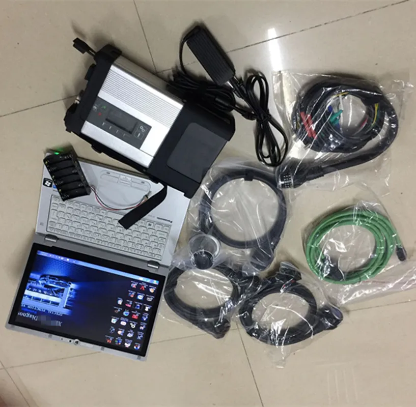 9 диагностический инструмент MB Star C5 SD Подключение плюс ноутбук CF-AX2 I5 8G 480GB SSD D. AS/DTS/для Mb Star C5 для MB автомобилей и грузовиков