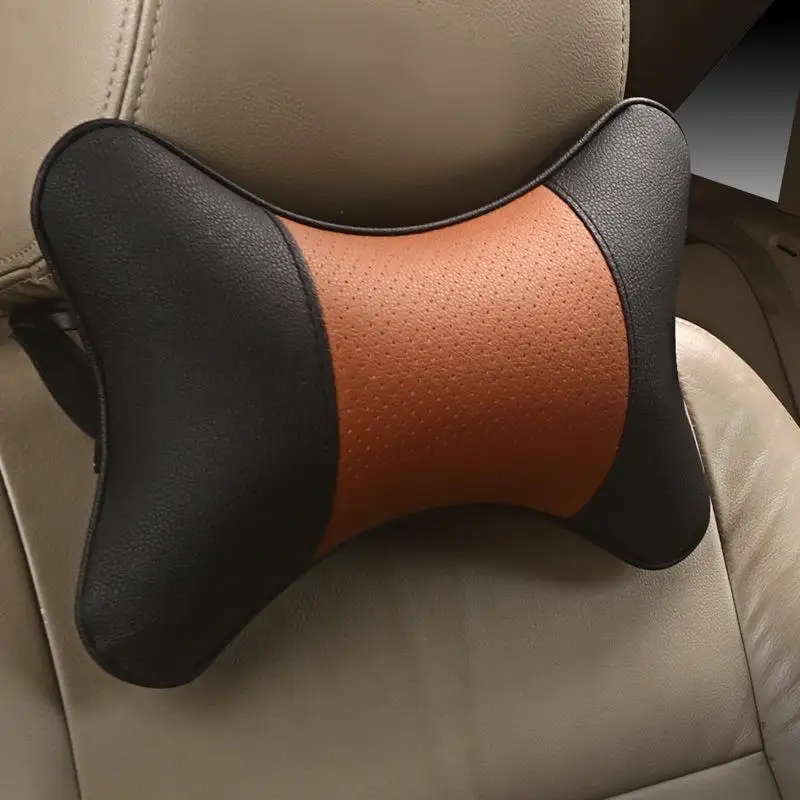 Dragonpad кожа дышащая сетка авто подушка для шеи подголовник для отдыха подушка