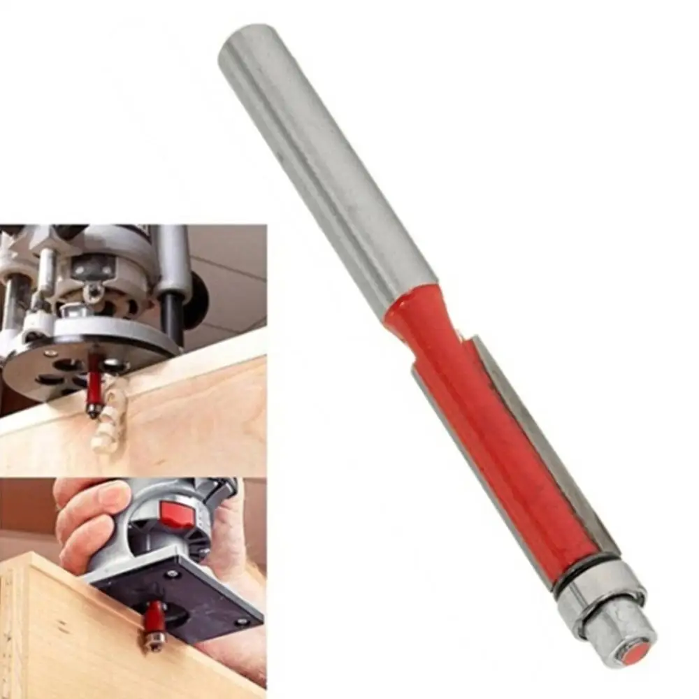 1pcs 1/4"Shank Flush Trim Bits Set Top End Bearing Router Cutting Diameter Milling Woodworking Tool 40FP21