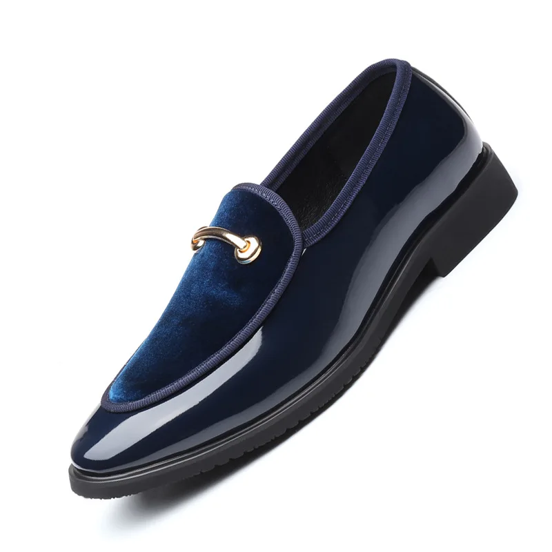 

2019 Spring New Products Trend MEN'S Casual Shoes Metal Sequins Slip-on Loafers Large Size Loafers