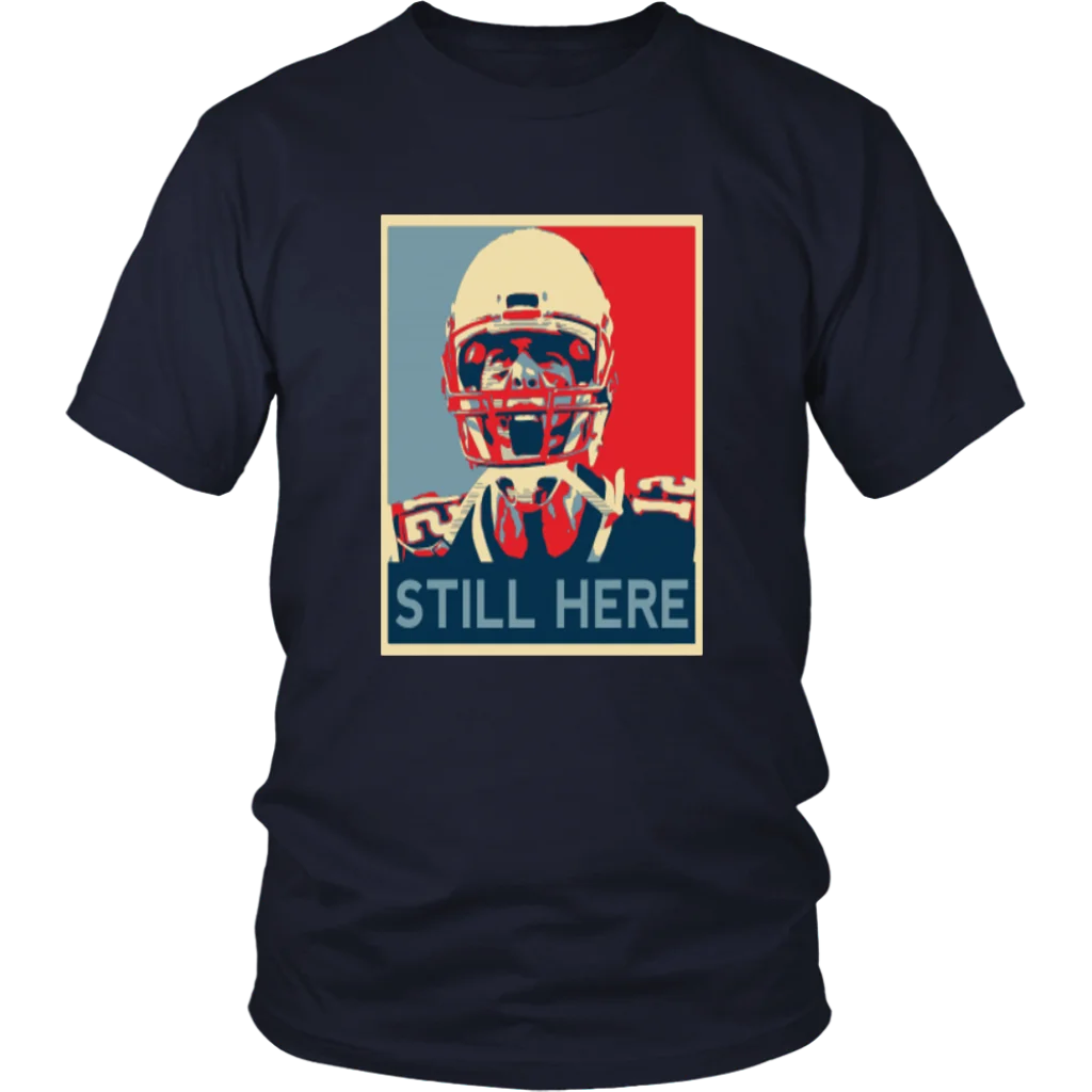 Tom Brady Still Here рубашка Патриоты Afc Harajuku уличная мужская |
