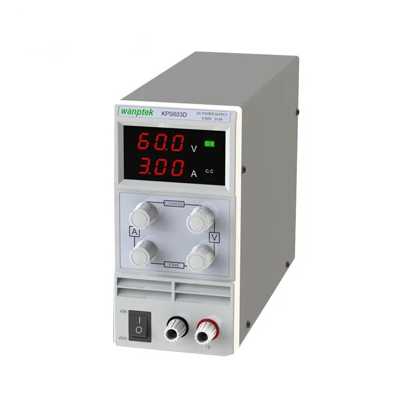 0-60 v/0-3A светодиодный цифровой верстенный DC Voeding Met Bescherming Functie Schakelende Voeding 110 v-230 v 0,1 v/0.01A KPS603D