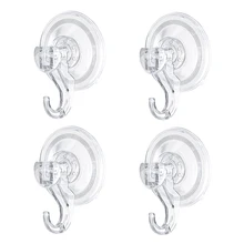 

4pcs/lot Transparent Strong Self Adhesive Door Wall Hangers Hooks Vacuum Suction Heavy Load Rack Cup Sucker for Kitchen Bathroom