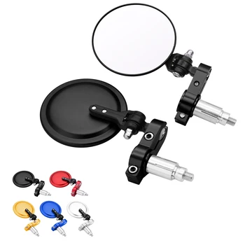 

Motorcycle Mirror 22/24mm Handle Bar End Rearview Side Mirrors five colors For BMW F800R f 800 r F800S F800ST HP2 Enduro K1200R