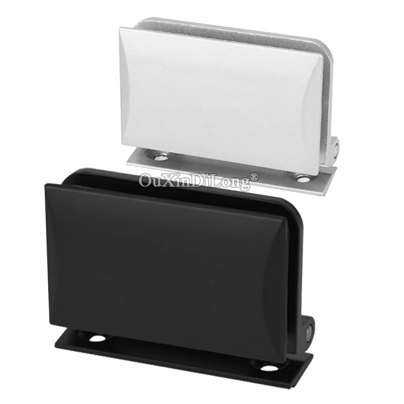 

Brand New 2PCS Solid Aluminum Alloy Door Hinges Folding Door Shutter Door Clamps Frameless Glass Door Partition Hinges