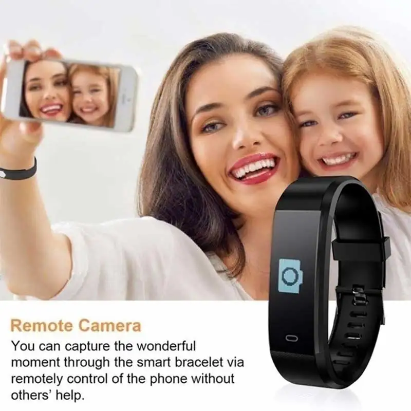 115plus Bluetooth спортивный смарт Браслет фитнес трекер портативный браслет на