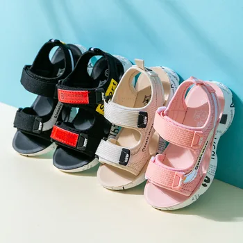 

2020 New Children Sandals for Boys Girls Open Toe Non-Slip Beach Shoes Outdoor Big Kids Sandals Summer Girl Shoes Gladiator