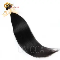 Прямые бразильские пучки волос плетение сделки человеческие волосы для наращивания от 8 до 28 30 дюймов Remy 100% человеческие волосы пучки