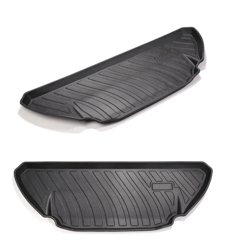 LUCKEASY Модернизированный коврик для ног TPE под заказ Всепогодные коврики для багажника для Tesla модель X высокая сторона окружающие