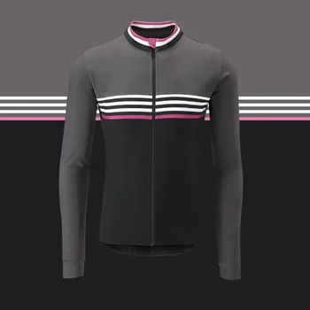 

2019 SPEXCEL new stripe winter thermal fleece race fit cycling jersey long sleeve bicycle clothes for 8-20 degree ride