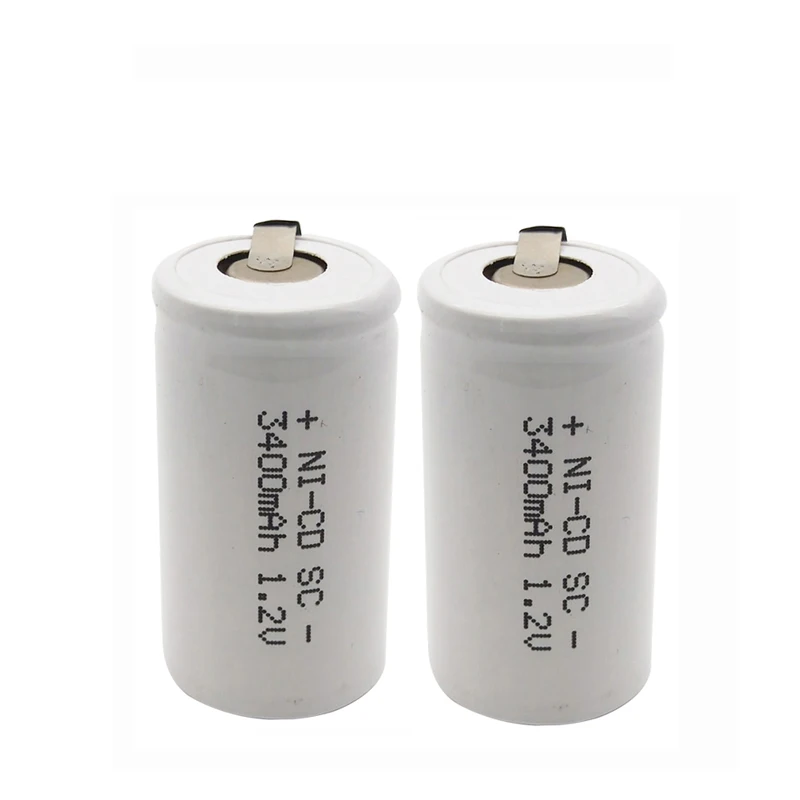 MJKAA 10/20 шт. SC 1,2 V 3400 мА/ч, Перезаряжаемые Батарея 4/5 SC подводная лодка C Ni-cd аккумуляторы со сварочным вам на почту после оплаты! Электрическая дрель электрическая отвертка