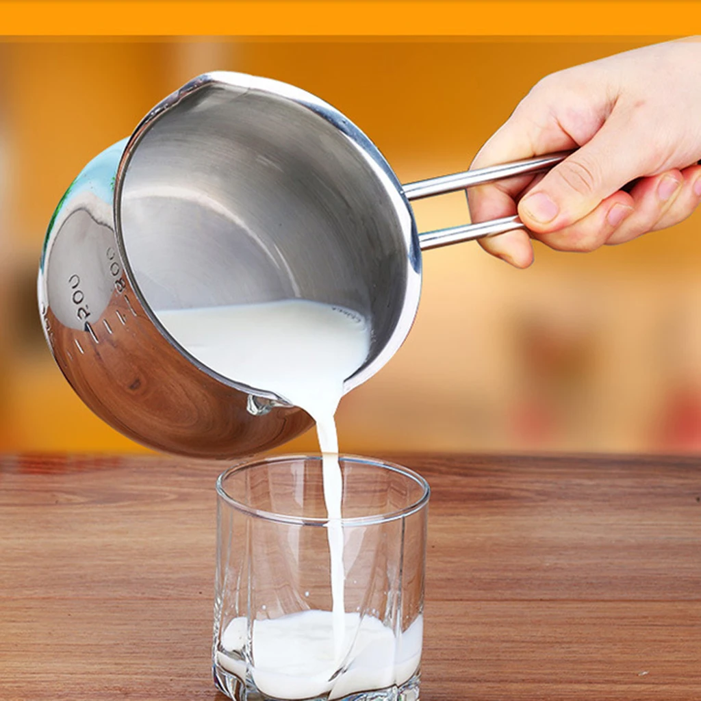 Stainless Steel Butter Warmer Coffee Milk Pot Saucepan | Дом и сад