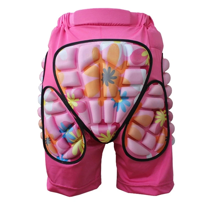 Protective Shorts Kids Outdoor Roller Skating Hip Padded Shorts Knee Pad Protection Ski Snowboard Shorts Skiing Rollerskates Protector protective shorts hip protective pads