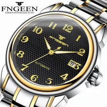 Reloj Mecánico de lujo para hombre, pulsera de acero digital luminosa, totalmente automática, 40mm, 2021