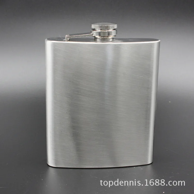 Supply Sanding 18 Ounces Thickening Outdoor Portable Stainless Steel Flagon 1 of Kettle Send Leather Case