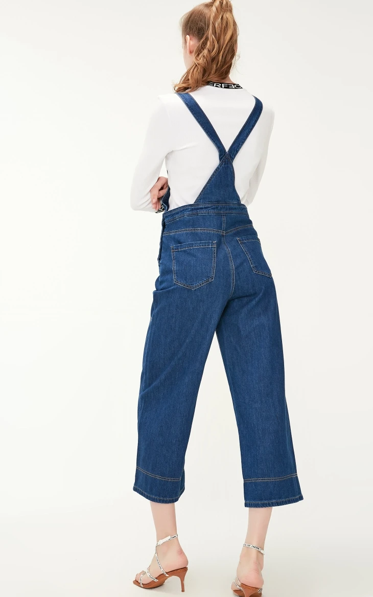 Vero Moda женские хлопковые широкие комбинезоны джинсы | 319164501