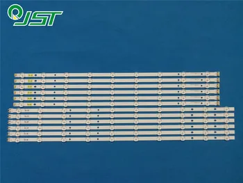 

100% New 12pcs/Kit LED strips for SAM SUNG 65 TV UN65H6153 UN65H6103AH CY DF650CGAV2H SAMSUNG 2013SVS65 3228N1 B2 L09 REV1.7