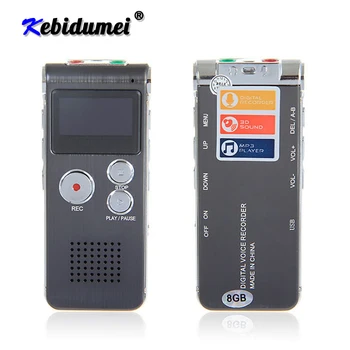 

Kebidumei New Mini USB Flash Pen 8GB 3 in 1 Disk Drive Digital Audio Voice Recorder 650Hr Dictaphone 3D Stereo MP3 Player