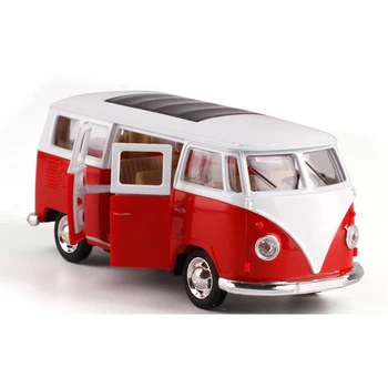 

1:43 Scale Bus Alloy Pull-back Car Diecast Metal Car Model For Friend Collection Children Toy Car Model Toy n