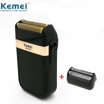 

Kemei Electric Shaver for Men Twin Blade Waterproof Reciprocating Cordless Razor USB Rechargeable Shaving Machine Barber Trimmer