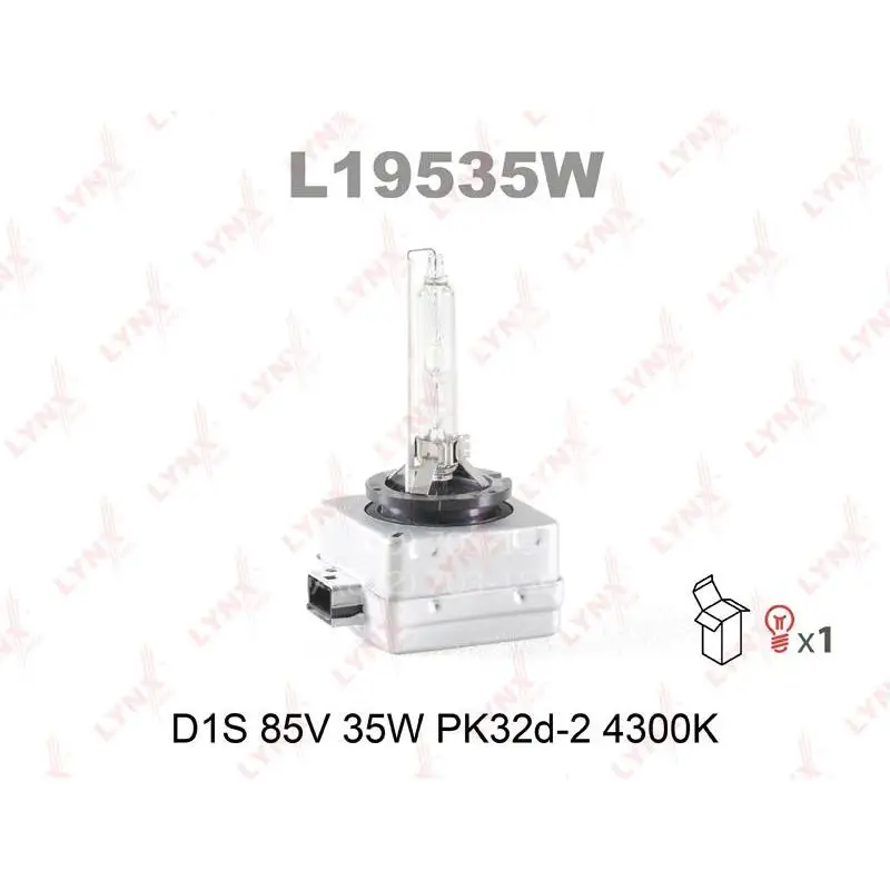 Lynx Лампа ксеноновая L19535W D1S PK32d-2 4300K