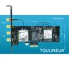 IdeaTrust IT-NAPE4GA NGFF M.2 M2 Key B and key A to PCIe 1x X1 Adpater 3G/4G and WiFi Card Adpater PCI-E For desktop ► Photo 1/2